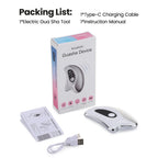 Revitalize Your Skin with the Electric Gua Sha Heated Vibration Massager - Dual Action Face Lifting Device with Red & Blue Light Therapy